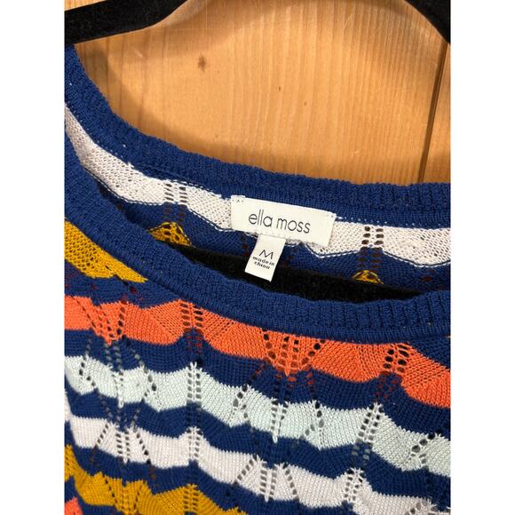 Ella Moss Women’s Medium Multicolor Tunic Sweater - Picture 3 of 5